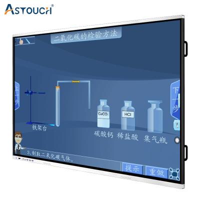 China HDMI Interactive Touch Panel Display 60Hz Silver Display 75 Inch RoHS for sale