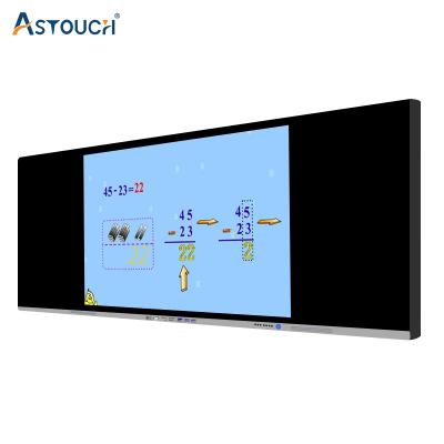 China OEM Teaching Touch Screen Technology Nano Blackboard Mounted On The Wall for sale