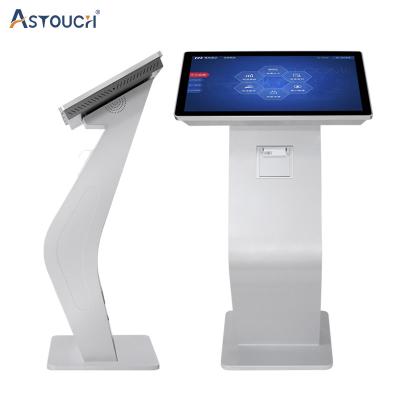China 19 Inch Android Touch Screen Kiosk With Printer For Advertising & Information for sale