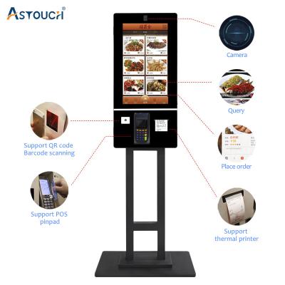 China 32inch McDonalds Self Ordering Payment Kiosk For Fast Food Restaurant for sale