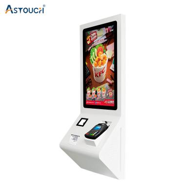 China Reliable Self Ordering Kiosk Touchscreen 21.5 Inch Restaurant Self Service Kiosk for sale