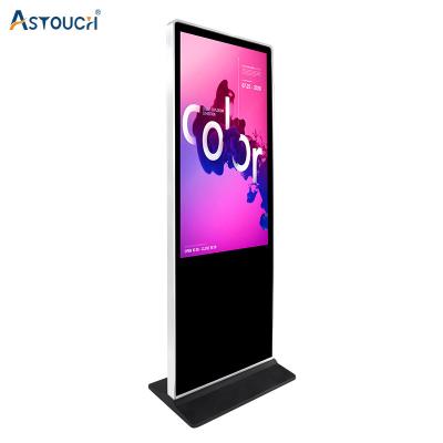 China 75 Inch Floor Standing Digital Signage Kiosk Monitor For Shopping Mall for sale