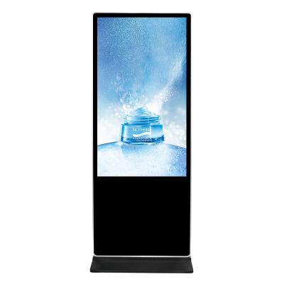 China 55inch Interactive Touchscreen Digital Display Totem Advertising Ac 110-240v for sale