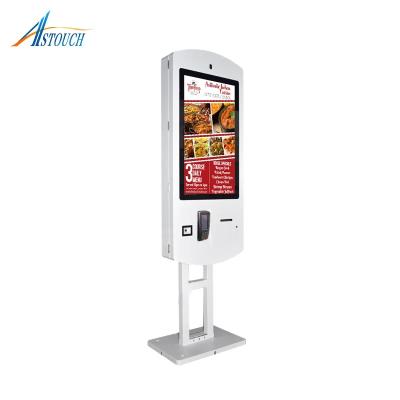 China High Durability Restaurant Self Service Kiosk Automatic Ordering Customizable Menu for sale