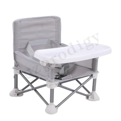 China Cadeira de dobradura do bebê da liga de alumínio com Tray Multicolor Portable à venda