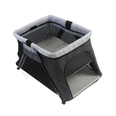 China Removable Sturdy Baby Travel Cot Multipurpose Light Playpen New Born Baby Play Yard And Bed Playard With Bissnet for sale