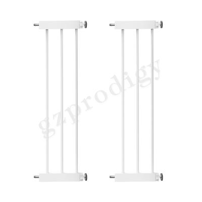 China Prodigy Expandable Multiscene Baby Metal Gate 20x76.5cm White Color No Drilling for sale
