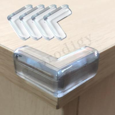 China Transparent PVC Clear Plastic Corner Protectors For Table Installation for sale