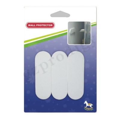 Chine Prodigy EVA+PU Strip Shape White Quiet And Shock Absorbent Wall Bumper Door Stop à vendre