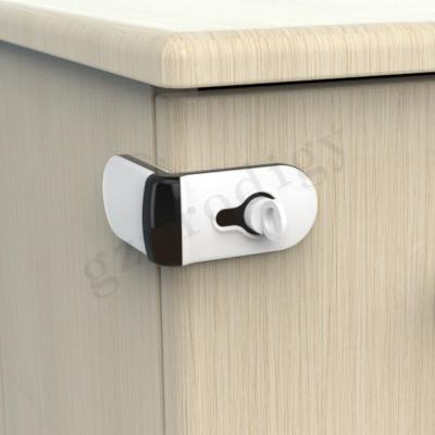 China Universal Fit Baby Safety Lock Furniture Corner Magnetic Cabinet Locks for sale