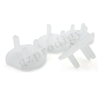 China Removable Electrical Outlet Plug Covers Babyproof Nontoxic Transparent for sale