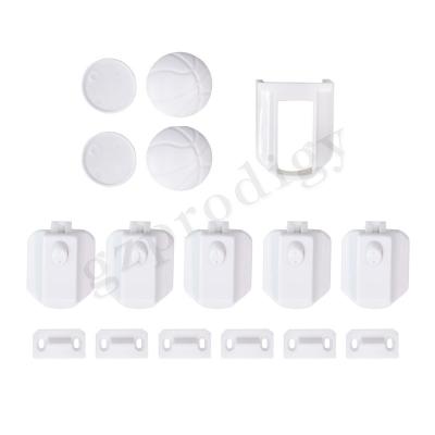 China Customize Hidden Adhesive Magnetic Baby Safety Lock For Cabinets Multipurpose for sale