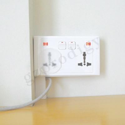 China Prodigy Transparent Pin Socket Protector Cover Anti Collision Childproof Outlet Plug Covers for sale