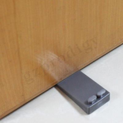 中国 OEM滑り止めポリ塩化ビニールのプラスチック ドアは88x40x19mmのダーク グレー色をくさびで留める 販売のため