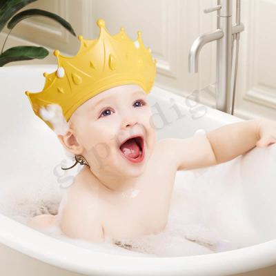 China Waterproof Nontoxic Baby Shower Caps Odorless Protect Ears Eyes for sale