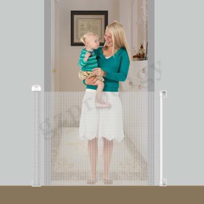 China Portable Folding Retractable Gates Safety Stair Protection For Babies And Pets for sale