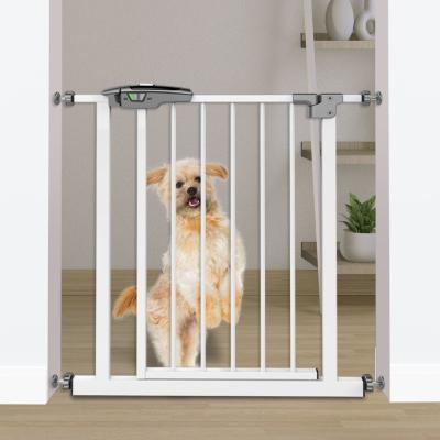 China Adjustable Baby Safety Gate Auto Close Baby Safety  Gate Triple Protection Baby Pet Gate for sale