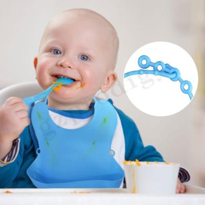 China Baberos de alimentación de bebé ajustables impermeables que comen baberos sucios anti en venta
