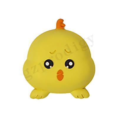 China Funny Yellow Chicken Plastic Door Wedge Silicon Wall Adhesive Door Stop for sale