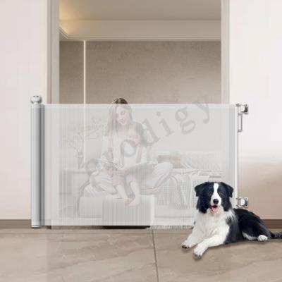 China Prodigy Retractable Safe Baby Gate Child Safety Gate for sale