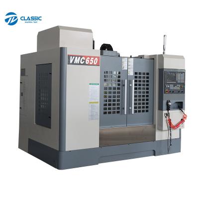 China 3 axis 4 axis 5 axis cnc milling machine  VMC650 metal fresadora Taiwan vertical machining center manufacturer for sale