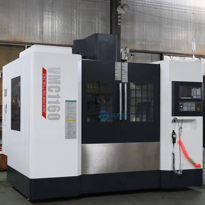 China Taiwan vertical machining center VMC1160 high speed spindle 4 axis CNC metal milling machine for sale