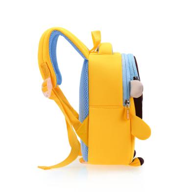 China Neoprene 3D Bird Children Waterproof School Backpack For Kids Boys for sale