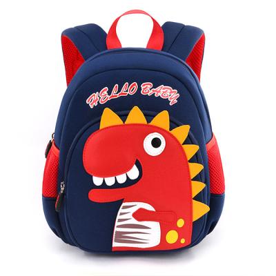 China 2 Sizes Toddler Kindergarten School Bags Dinosaur Childrens Backpack 3D Cartoon for sale