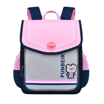 China Vertical Leather School Backpacks Waterproof  School Bags For Girls FDA BSCI Certification for sale