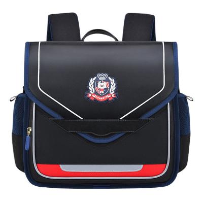 China Waterproof Leather School Backpacks Orthopedic School Bags For Boys 1000g for sale