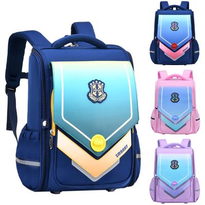 China Children Orthopedic Kids Backpack Large Capacity Waterproof School Bag OEM for sale