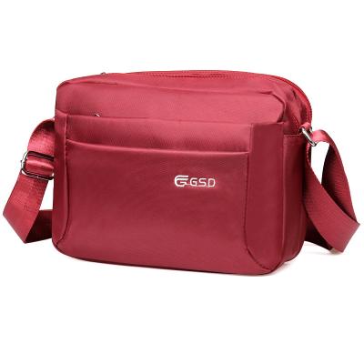 China Casual Shoulder Messenger Bag Multi Pocket 4 Colors Waterproof Oxford Crossbody Bag for sale