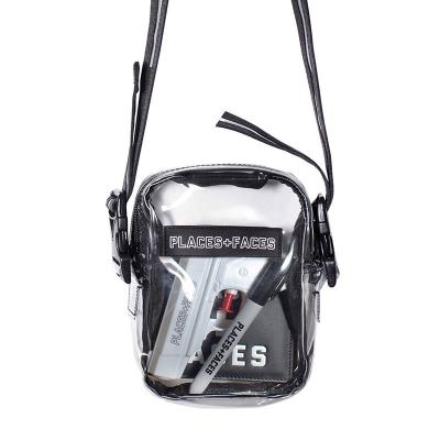 China Places Faces Fashion Fanny Pack ODM Clear PVC Side Bag for sale