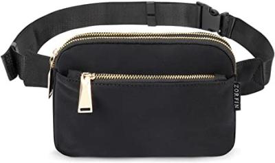 China Forma ocasional Fanny Pack Adjustable Belt Bag para a viagem do exercício do ar livre à venda