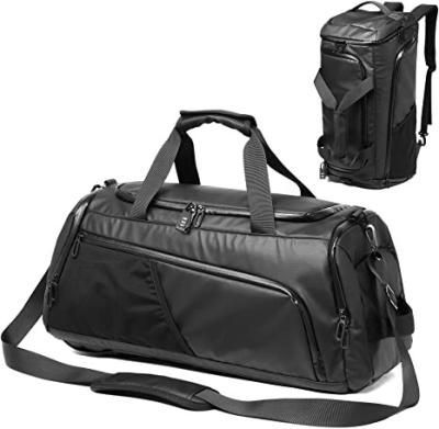 China Waterproof Sports Duffle Bags Travel Weekender Overnight Bag With Shoe Compartment for sale
