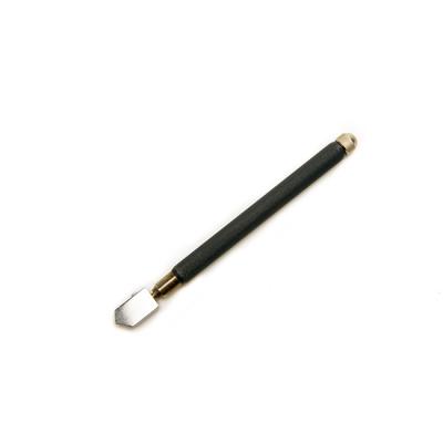 China Black Oil Glass Cutter Iron Handle Oil Filled Glass Tile Cutter Tool for sale