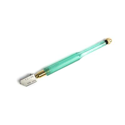 China Tc96 Green Plastic Handle Glass Cutter Glass Tile Cutter Tool for sale