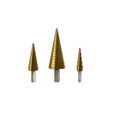 China Hss Step Drill Bit Set Metal Drilling Bit For Aluminum Alloy Drilling for sale