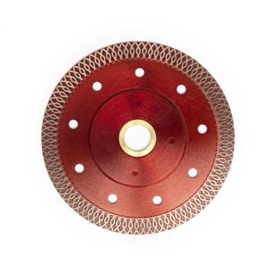 China Red Hot Pressed Teeth Diamond Cutting Disc Ceramic Saw Blade for sale