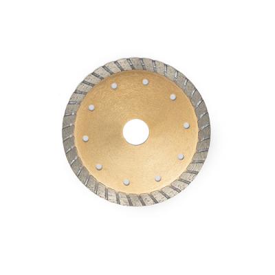 China Gold  Corrugated Brick Saw Blade Stone Circular Saw Blade For Cutting Marble for sale