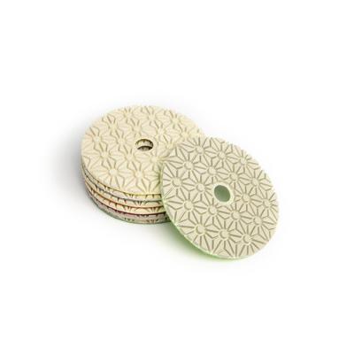 China 4 Inch 7 Step Wet  Diamond Polishing Pad For Floor for sale