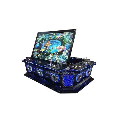 China Wood Acrylic Fishing Game Machine Gambling 10P 100 Inch Durable for sale