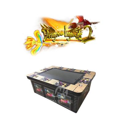 China Dragon Legends 2 Software de juego de pescado Casino Coin Pusher Máquina de juego en venta