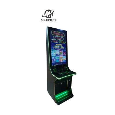 Chine Cabinet incurvé de machine à sous d'écran, machine de jeu multifonctionnelle de fente de pièce de monnaie à vendre