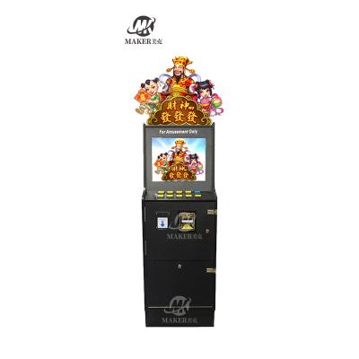 China Jardín de máquinas tragamonedas negras 1 año de garantía para el entretenimiento de juego de casino en venta