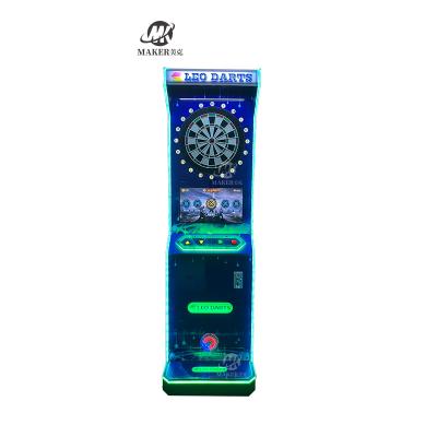 China Wooden Dart Machine Coin Operated 70 Kg Arcade Soft Leodarts Machine For Themepark Te koop