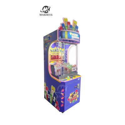 China Prize Lottery Ticket Redemption Game Machine For Kids Game Zone for sale