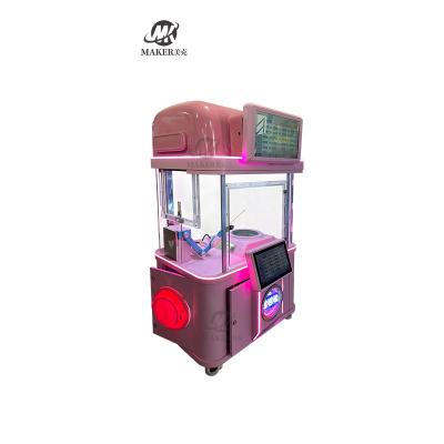 China Robot Fairy Floss Cotton Candy Vending Machine Fully Automatic Coin Operated for sale