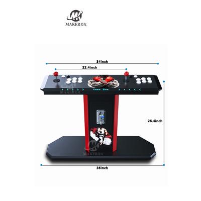 China Coin Pusher Arcade Fighting Machine Classic Upright Arcade Video Game Cabinet Machine for sale