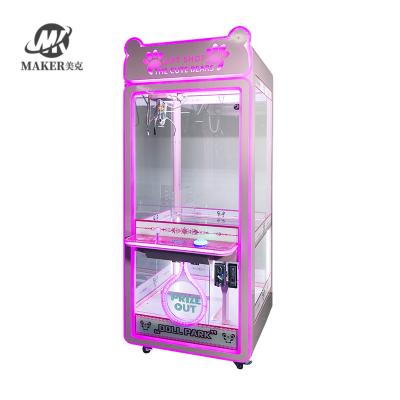 China Wholesale Custom Coin Operated Toy Vending Arcade Claw Crane Machine Cheap Bill Operation Doll Claw Machine for sale